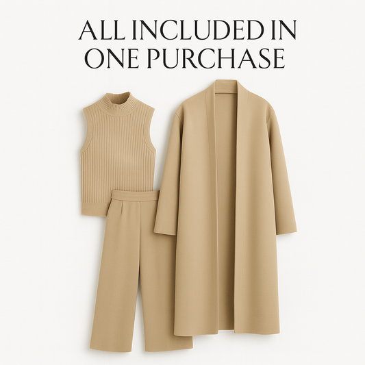 Buy 1, Get the Complete 3-Piece Look – Shirt, Coat & Trousers